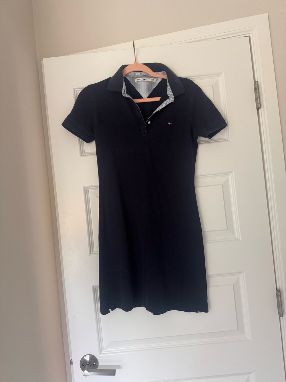 Tommy Hilfiger Navy Polo Shirt Dress